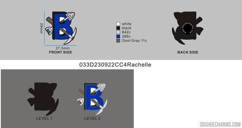 03-CUSTOM CLOG CHARMS - REGULAR-3D230922CC4Rachelle