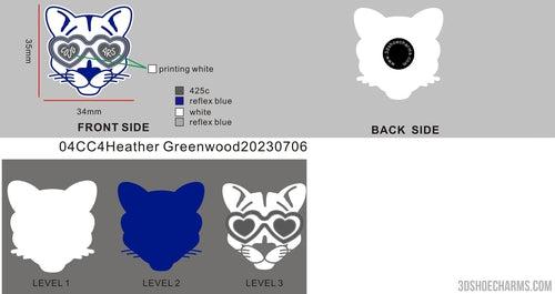 CUSTOM CLOG CHARMS - 04CC4Heather Greenwood