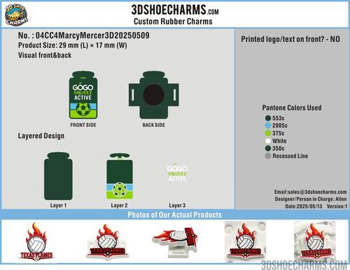 Custom Versatile Shoe Charms - 04VC4Marcy20250430