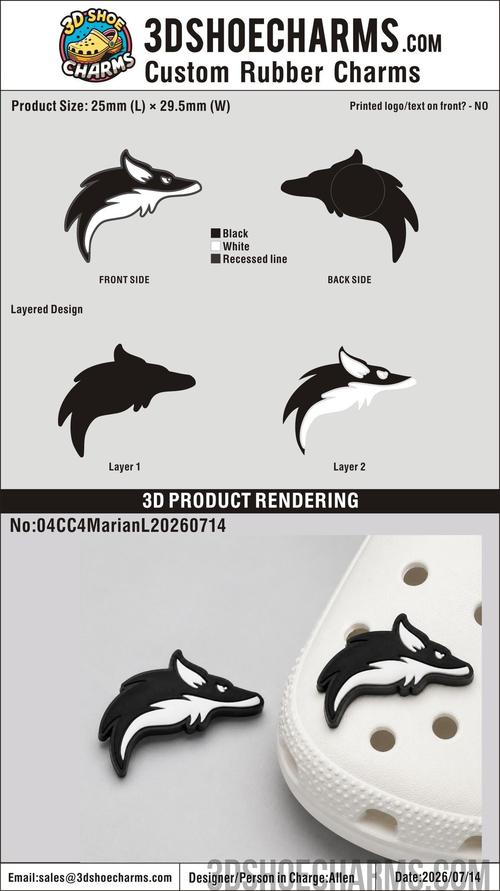 Custom Rubber Clog Charms - 20260806 - 04RE