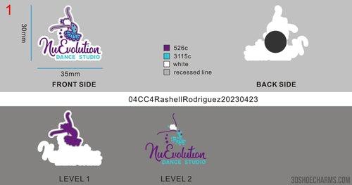 CUSTOM CLOG CHARMS - 04CC4RashellRodriguez20230423