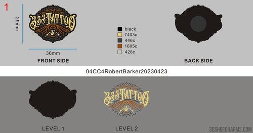 CUSTOM CLOG CHARMS - 04CC4RobertBarker20230423