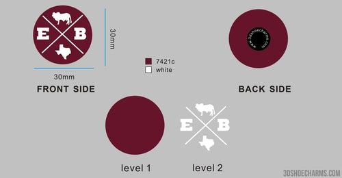 Custom shoe charms-05CC4CASEY WILSON