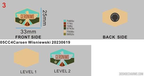 CUSTOM SHOE CHARMS-05CC4Carsen Wisniewski