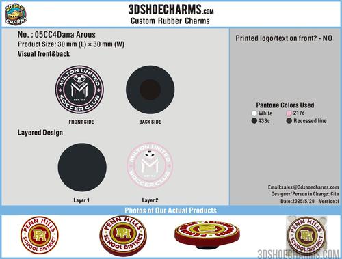 Custom Rubber Clog Charms-260417-05
