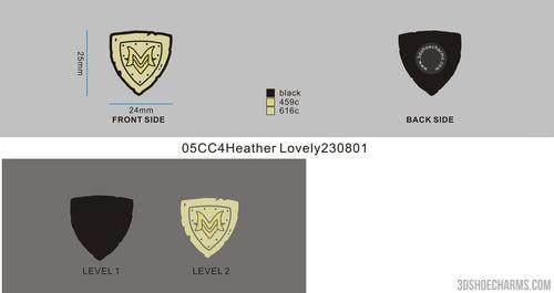 Custom shoe charms-05CC4Heather Lovely