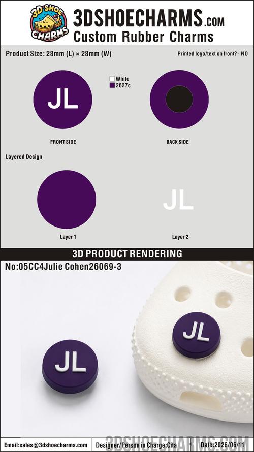 Custom Rubber Clog Charms-260625-05-4