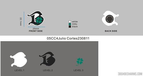 Custom shoe charms-05CC4Julio Cortes