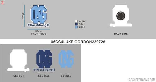 Custom shoe charms-05CC4LUKE GORDON