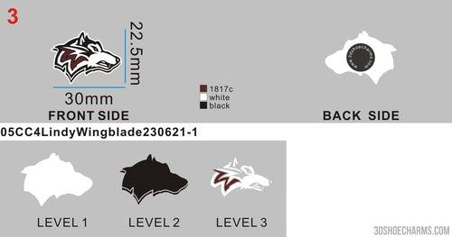 CUSTOM SHOE CHARMS-05CC4LindyWingblade