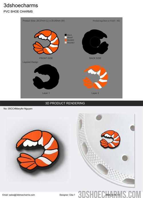 Custom Rubber Clog Charms-261014-2-05