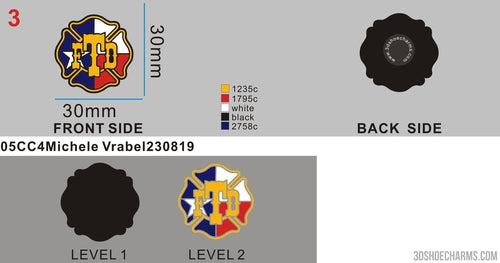 Custom shoe charms-05CC4Michele Vrabel