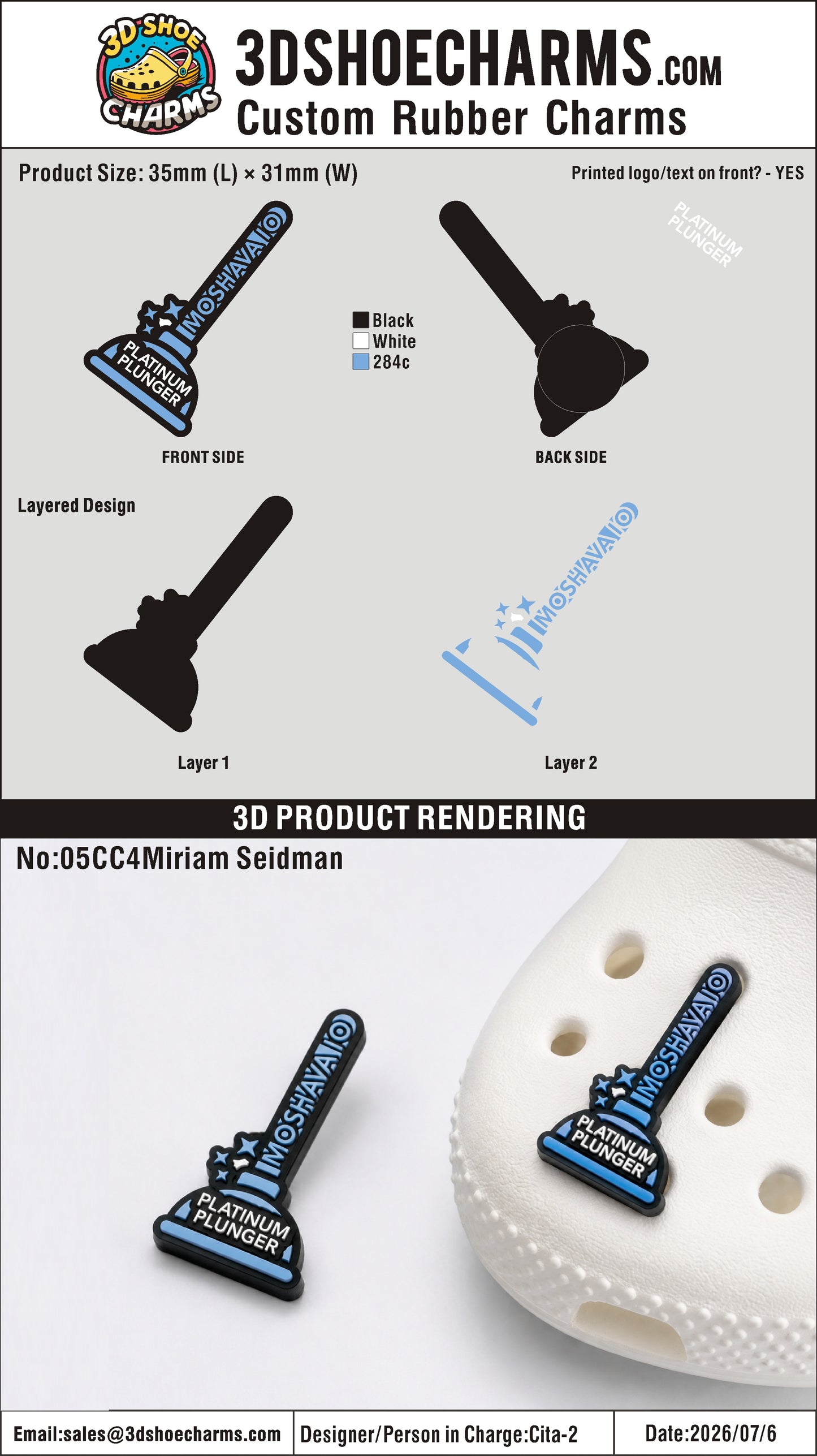 Custom Rubber Clog Charms-260707-05-RE