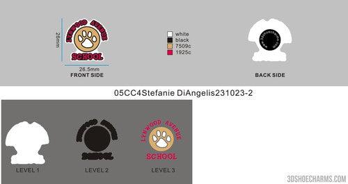 Custom shoe charms- 05CC4Stefanie DiAngelis