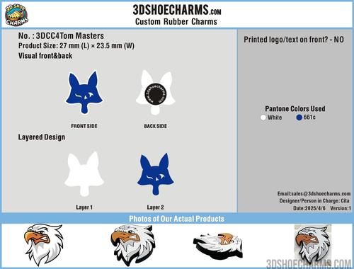 CUSTOM SHOE CHARMS-05CC4Tom Masters250410