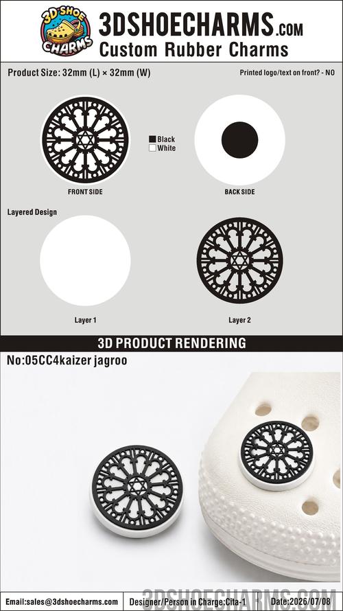 Custom Rubber Clog Charms-260714-05