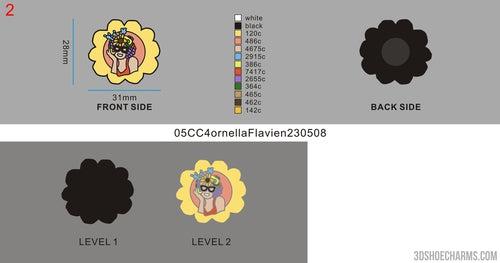 CUSTOM CLOG CHARMS - 05CC4ornellaFlavien230508