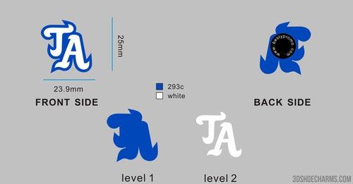 Custom shoe charms- 05RC4Jennifer Campbell