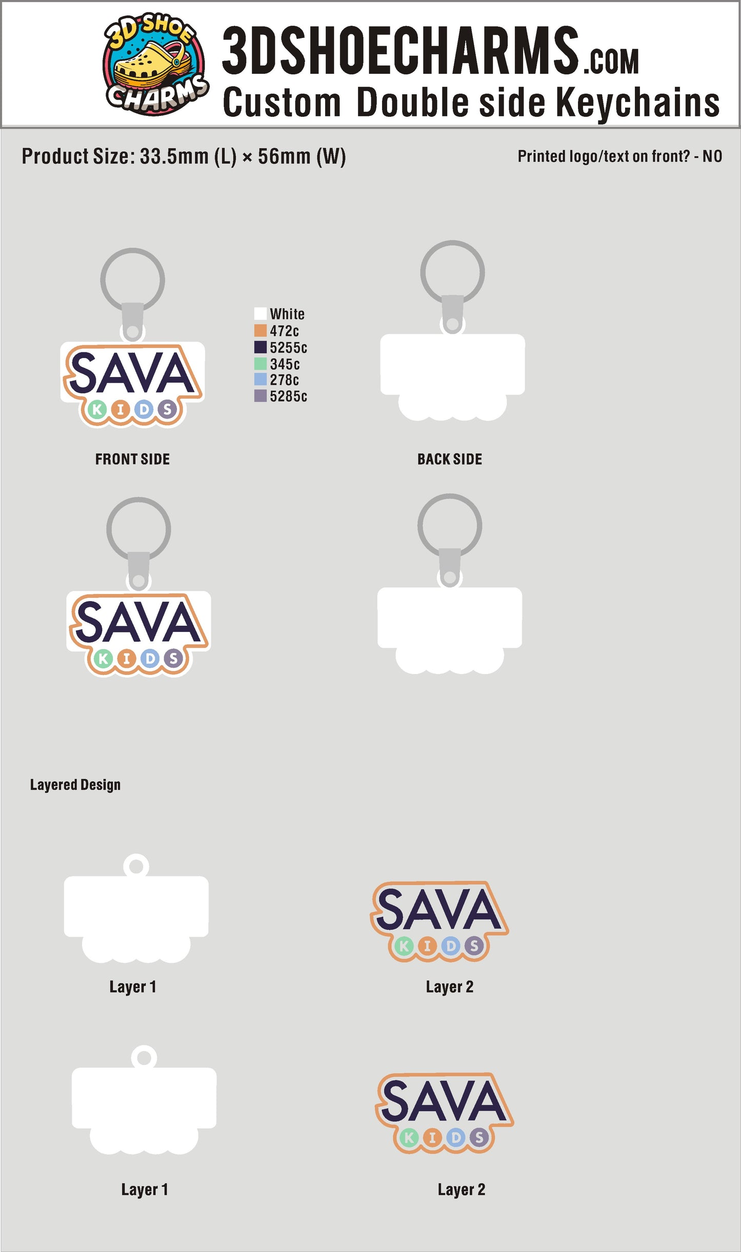 Double-Sided 3D Rubber Keychain-260712-05