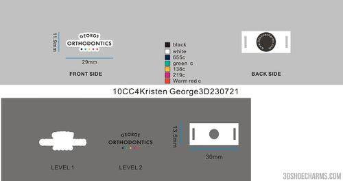 Custom Versatile Shoe Charms - 10CC4Kristen George3D230721