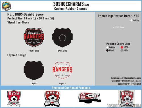 Custom rubber clog charm-18RC4David Gregory250814