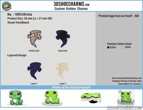 Custom Clog Charm-18RC4Krista