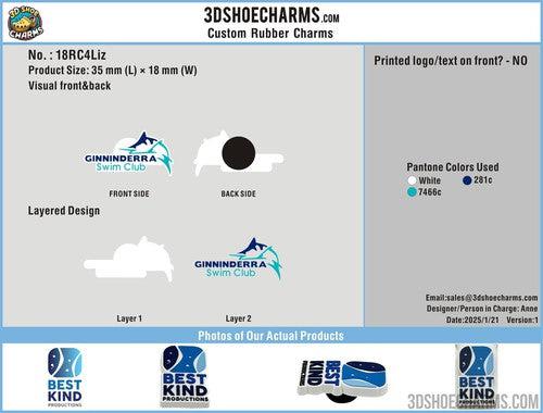 18RC4Liz250121-Custom rubber clog charm