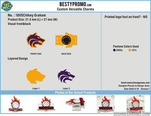 Custom Versatile Shoe Charms-18VSC4Amy Graham250418