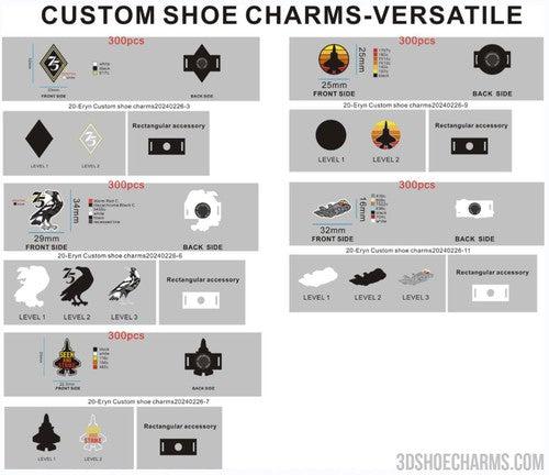 CUSTOM CLOG CHARMS (SET OF FIVE)- 20VCC4Eryn Shipp