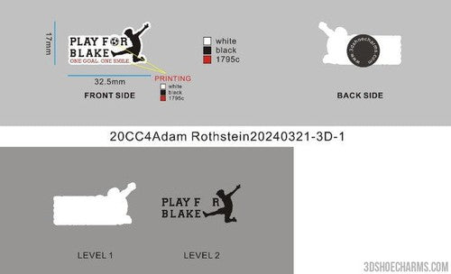 CUSTOM SHOE CHARMS - 20CC4Adam Rothstein