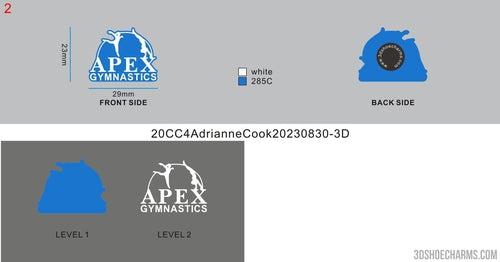 CUSTOM SHOE CHARMS - 20CC4Adrianne Cook