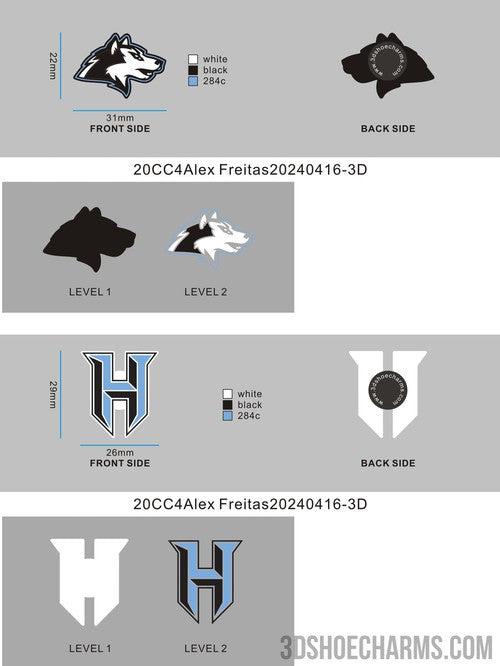 CUSTOM SHOE CHARMS - 20CC4Alex Freitas