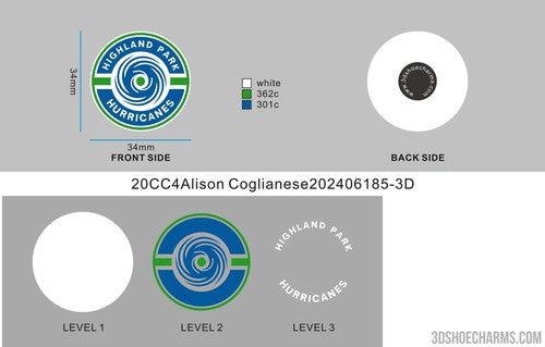 CUSTOM SHOE CHARMS-20CC4Alison Coglianese