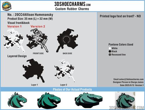 Custom Shoe charms-20CC4Allison Humenansky250613