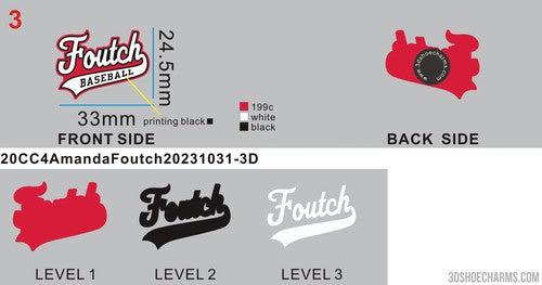 CUSTOM SHOE CHARMS - 20CC4Amanda Foutch