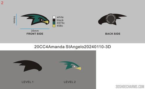 CUSTOM MULTIFUNCTION SHOE CHARMS-20CC4Amanda StAngelo