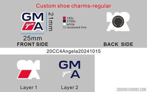 CUSTOM SHOE CHARMS-20CC4Angela