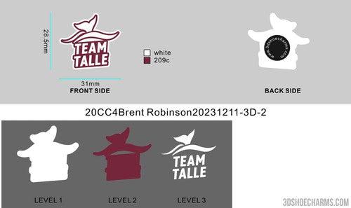 CUSTOM SHOE CHARMS - 20CC4Brent Robinson