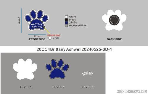 CUSTOM SHOE CHARMS-20CC4Brittany Ashwell