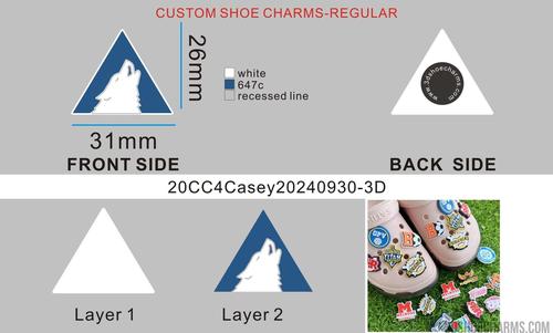 CUSTOM SHOE CHARMS-20CC4Casey Hobill-Reorder