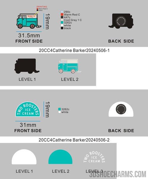 CUSTOM SHOE CHARMS-20CC4Catherine Barker