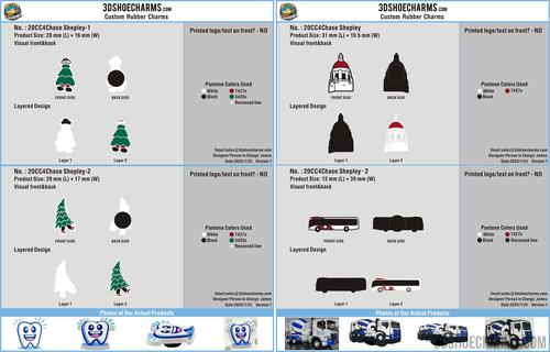 CUSTOM SHOE CHARMS-20CC4Chase Shepley