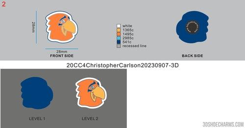 CUSTOM SHOE CHARMS -20CC4Christopher Carlson