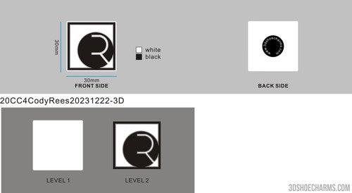 CUSTOM SHOE CHARMS - 20CC4Cody Rees