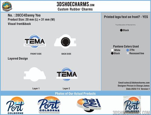 Custom Shoe charms-20CC4Danny Yoo 250703