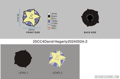 CUSTOM SHOE CHARMS-20CC4David Hegarty