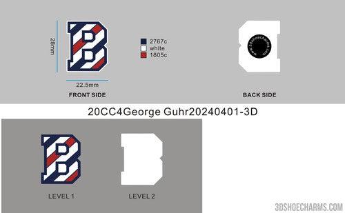 CUSTOM SHOE CHARMS - 20CC4George Guhr-RE