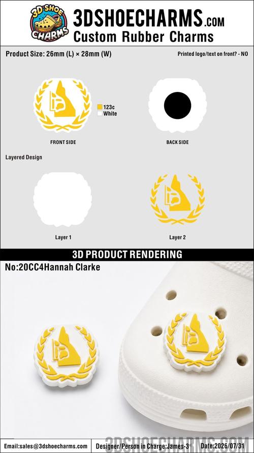 Custom Rubber Clog Charms - 20260804-20