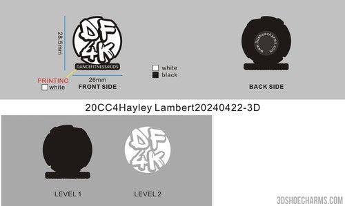 CUSTOM SHOE CHARMS - 20CC4Hayley Lambert