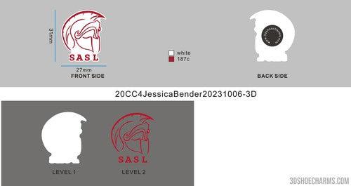 CUSTOM CLOG CHARMS - 20CC4Jessica Bender